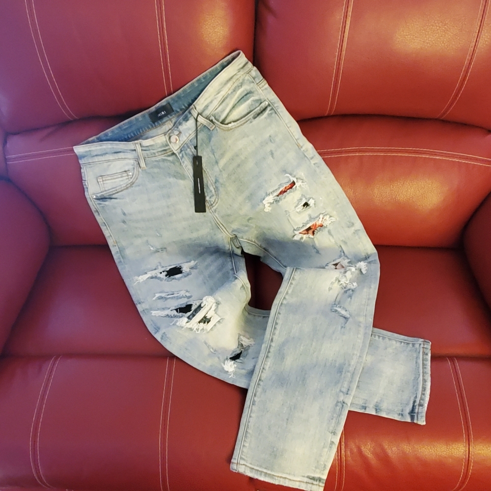 Amiri Jeans size 36 with bandanna